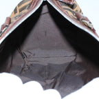 FENDI Zucca Canvas Boston Bag Leather Black Brown 2119 16327 089yk9006