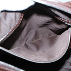 FENDI Zucca Canvas Boston Bag Leather Black Brown 2119 16327 089yk9006