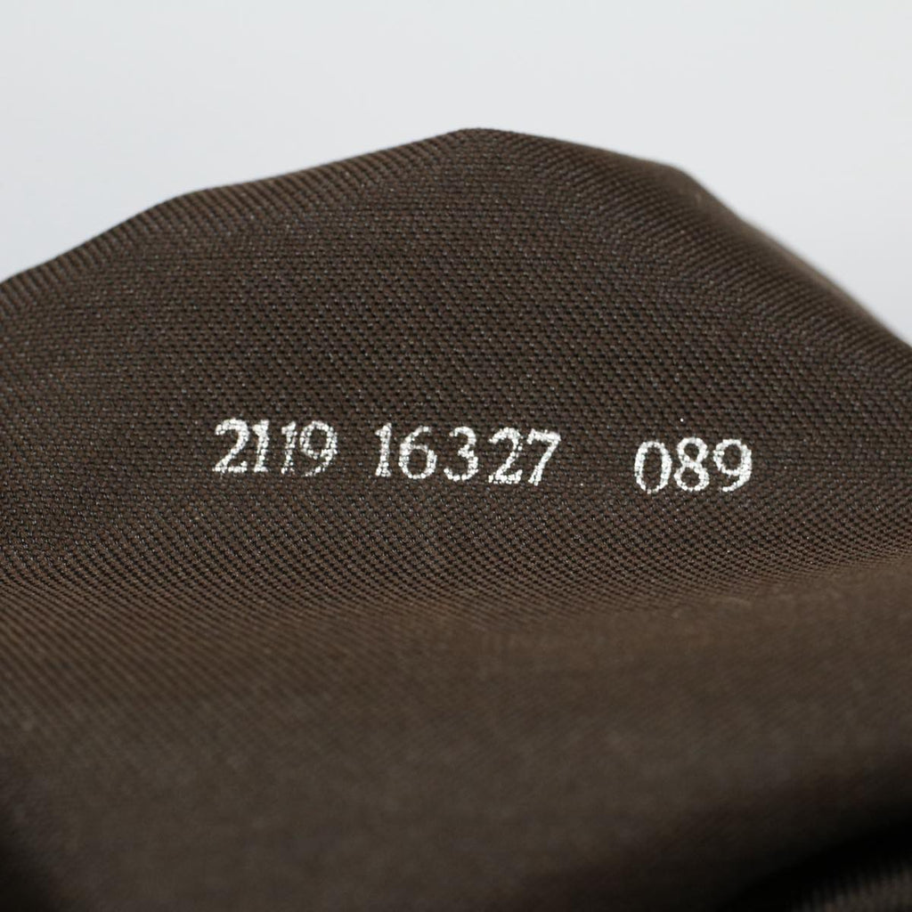 FENDI Zucca Canvas Boston Bag Leather Black Brown 2119 16327 089yk9006