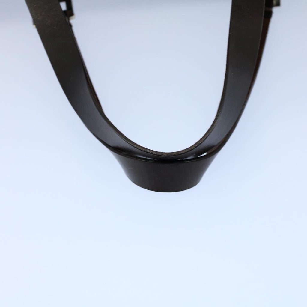 FENDI Zucca Canvas Boston Bag Leather Black Brown 2119 16327 089yk9006