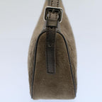 CELINE C Macadam Canvas Accessory Pouch Brown 9030