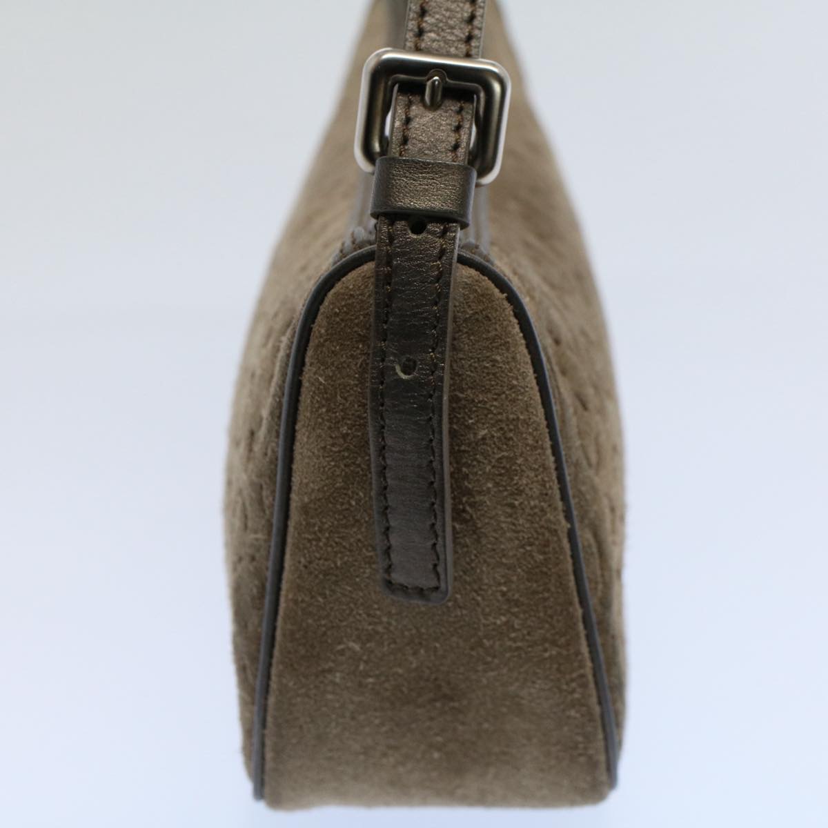 CELINE C Macadam Canvas Accessory Pouch Brown 9030