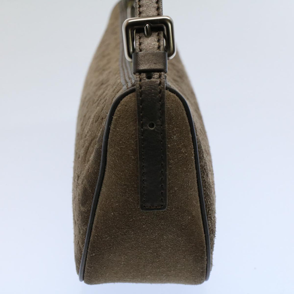 CELINE C Macadam Canvas Accessory Pouch Brown 9030