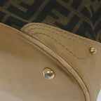 FENDI Zucca Canvas Tote Bag Black Brownyk9074