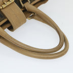FENDI Zucca Canvas Tote Bag Black Brownyk9074