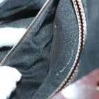 FENDI Mamma Baguette Shoulder Bag Suede Blackyk9075