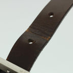 FENDI Mamma Baguette Shoulder Bag Suede Blackyk9075