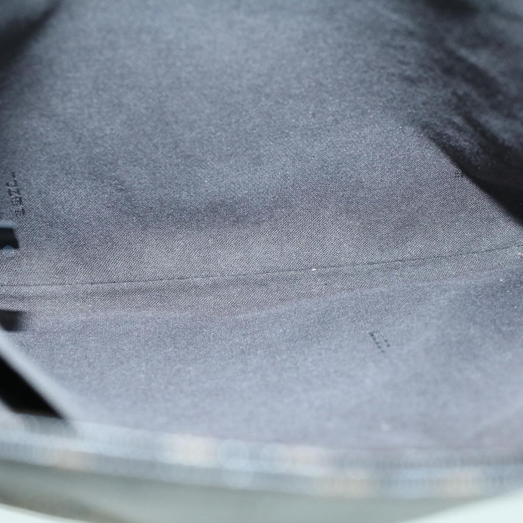 FENDI Zucca Canvas Shoulder Bag Black Brownyk9104