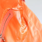 FENDI Mamma Baguette Shoulder Bag Beads Orange 2454 26424 018yk9167