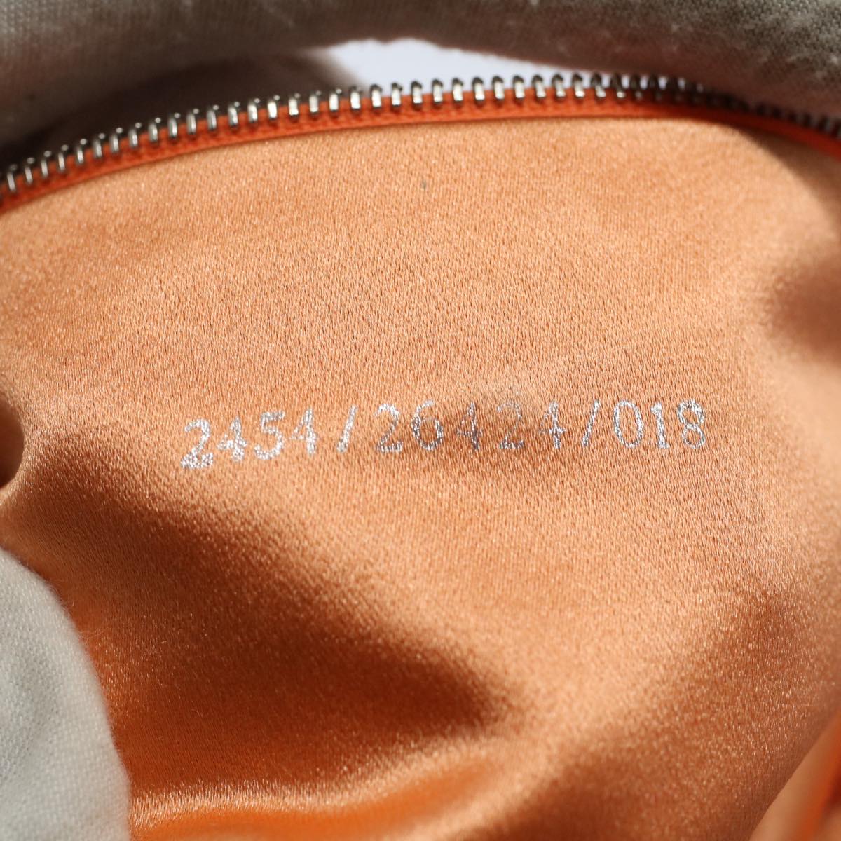 FENDI Mamma Baguette Shoulder Bag Beads Orange 2454 26424 018yk9167