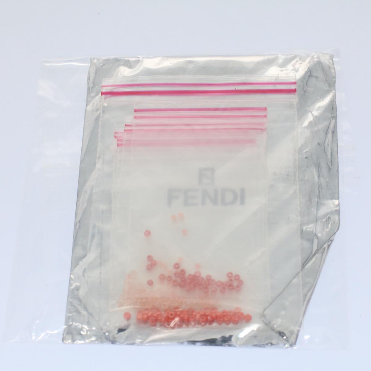 FENDI Mamma Baguette Shoulder Bag Beads Orange 2454 26424 018yk9167