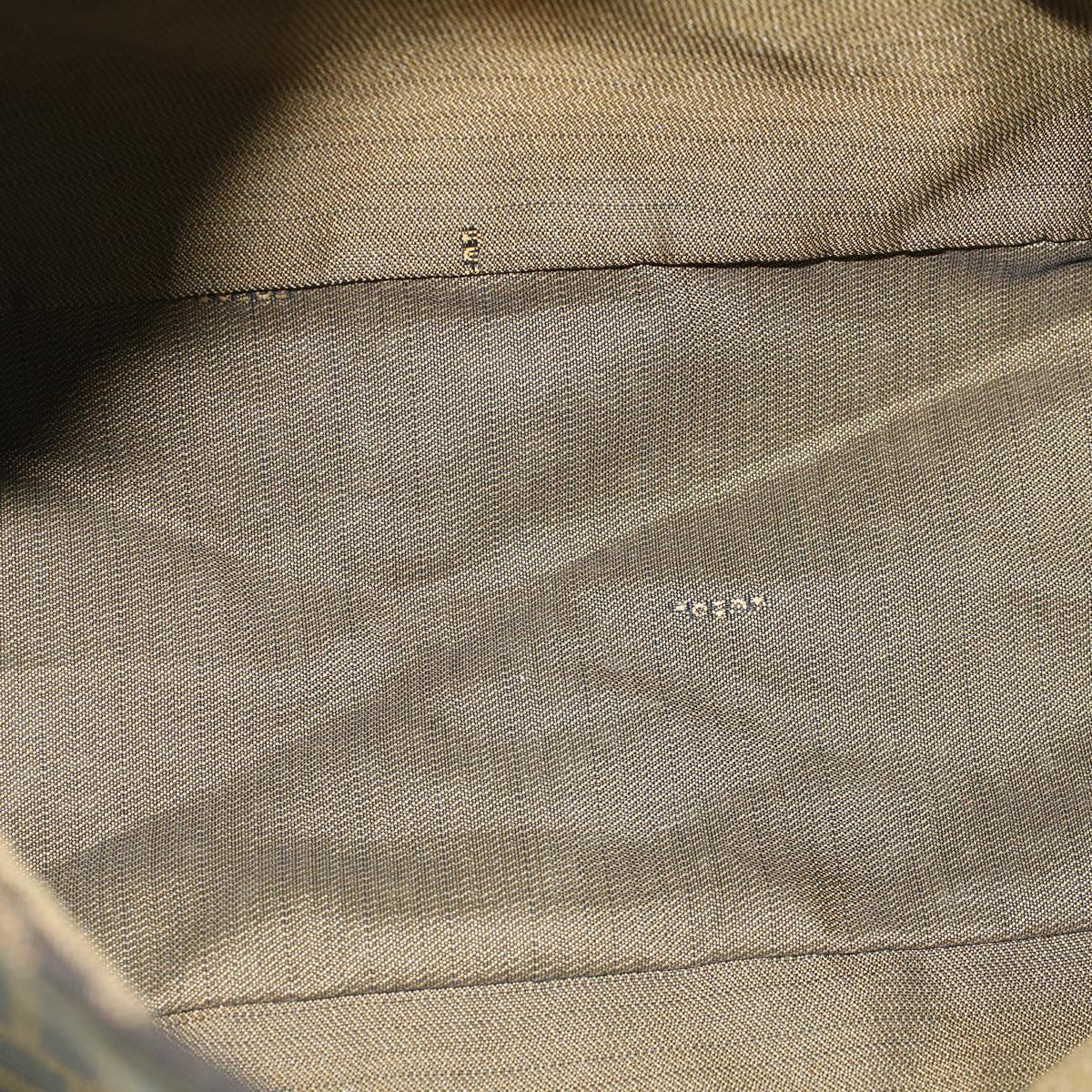 FENDI Zucca Canvas Mamma Baguette Shoulder Bag Brownyk9181