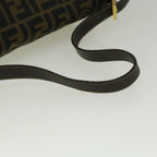FENDI Zucca Canvas Mamma Baguette Shoulder Bag Brownyk9181