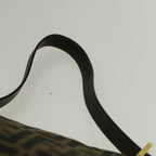 FENDI Zucca Canvas Mamma Baguette Shoulder Bag Brownyk9181