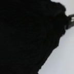 FENDI Mamma Baguette Shoulder Bag Fur Blackyk9200