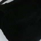 FENDI Mamma Baguette Shoulder Bag Fur Blackyk9200