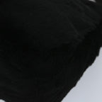 FENDI Mamma Baguette Shoulder Bag Fur Blackyk9200