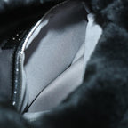 FENDI Mamma Baguette Shoulder Bag Fur Blackyk9200