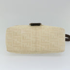 FENDI Zucca Canvas Mamma Baguette Shoulder Bag Beigeyk9224
