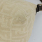 FENDI Zucca Canvas Mamma Baguette Shoulder Bag Beigeyk9224
