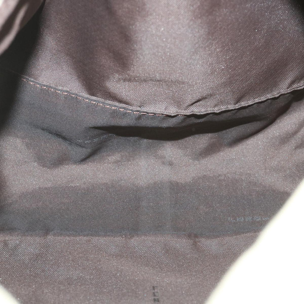 FENDI Zucca Canvas Mamma Baguette Shoulder Bag Beigeyk9224