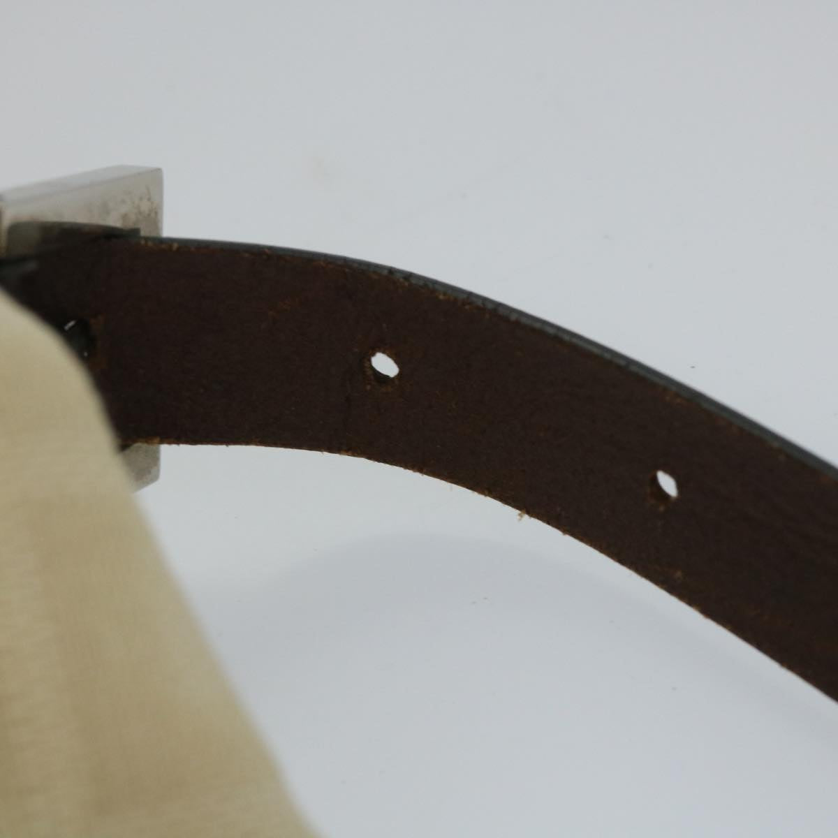 FENDI Zucca Canvas Mamma Baguette Shoulder Bag Beigeyk9224