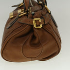 Chloe Paddington Shoulder Bag Leather Brown yk9237