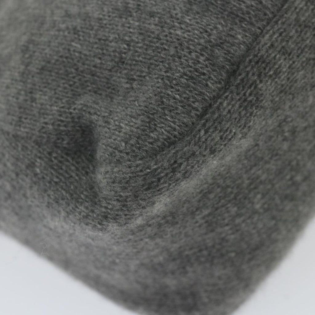 FENDI Mamma Baguette Shoulder Bag Wool Gray 2354 26325 099yk9247