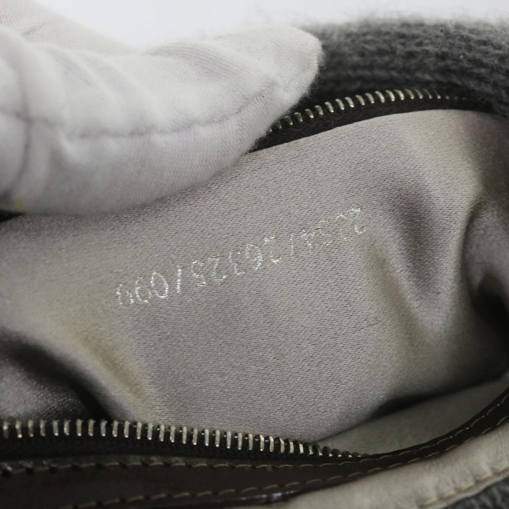 FENDI Mamma Baguette Shoulder Bag Wool Gray 2354 26325 099yk9247