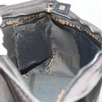FENDI Hand Bag Canvas Blackyk9264