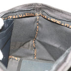 FENDI Hand Bag Canvas Blackyk9264