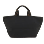 FENDI Hand Bag Canvas Blackyk9264