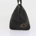 FENDI Hand Bag Canvas Blackyk9264
