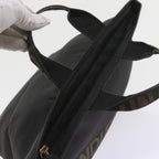 FENDI Hand Bag Canvas Blackyk9264