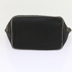 FENDI Hand Bag Canvas Blackyk9264