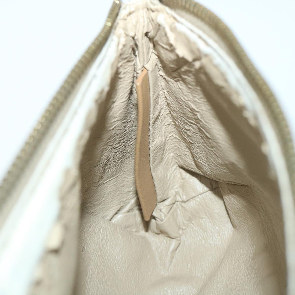 FENDI Zucchino Canvas Pouch Beigeyk9285