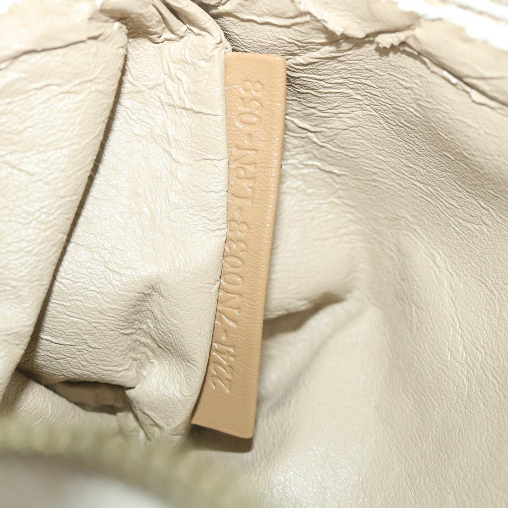 FENDI Zucchino Canvas Pouch Beigeyk9285