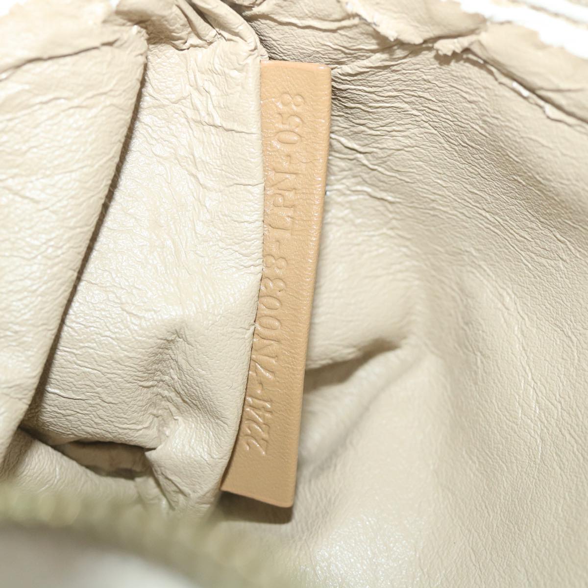 FENDI Zucchino Canvas Pouch Beigeyk9285