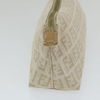FENDI Zucchino Canvas Pouch Beigeyk9285