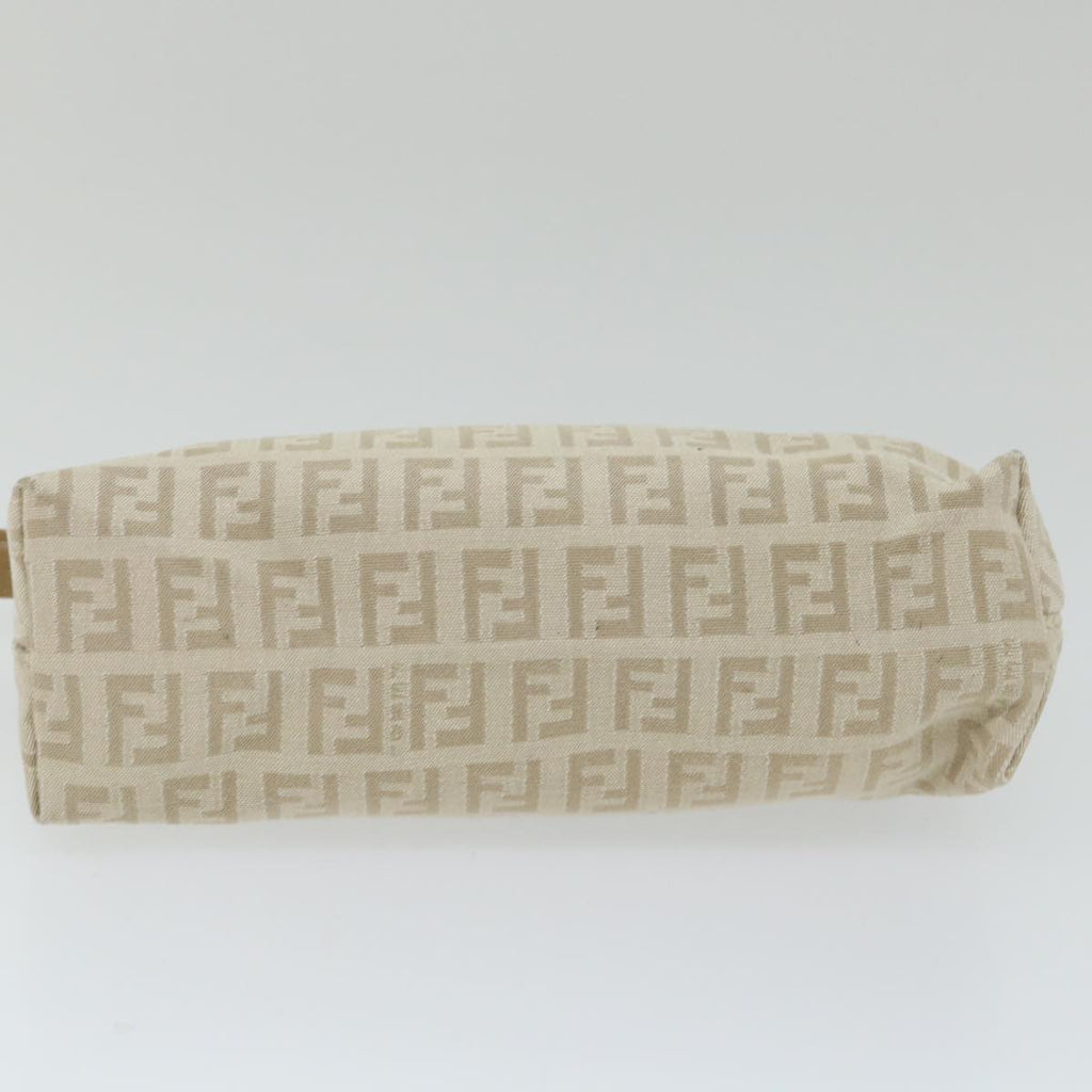 FENDI Zucchino Canvas Pouch Beigeyk9285