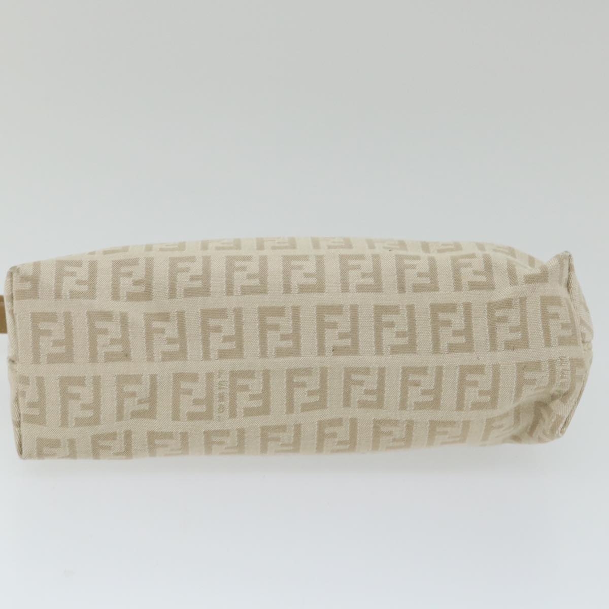 FENDI Zucchino Canvas Pouch Beigeyk9285