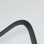 FENDI Zucchino Canvas Mamma Baguette Shoulder Bag Blackyk9359