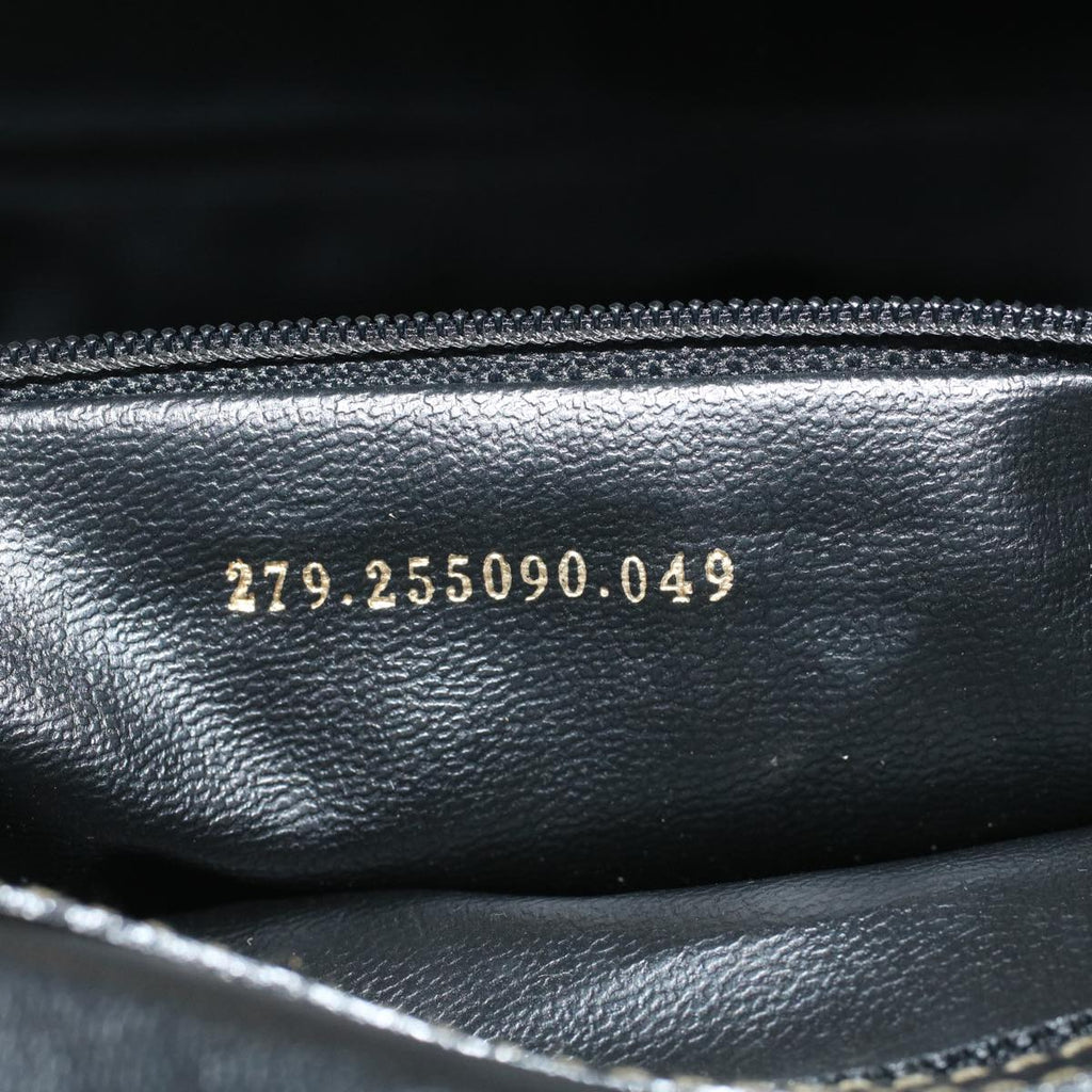 FENDI Zucca Canvas Boston Bag Black Brown 279 255090 049yk9394