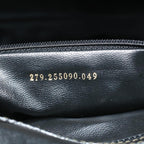 FENDI Zucca Canvas Boston Bag Black Brown 279 255090 049yk9394