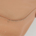 FENDI Mamma Baguette Shoulder Bag Leather Pink 2373 26725 018yk9474