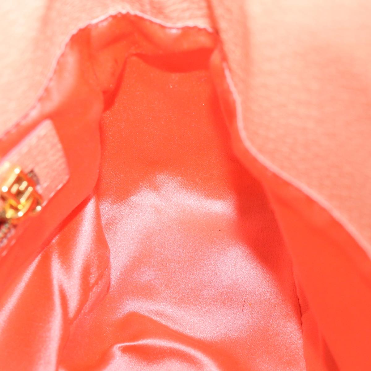 FENDI Mamma Baguette Shoulder Bag Leather Pink 2373 26725 018yk9474