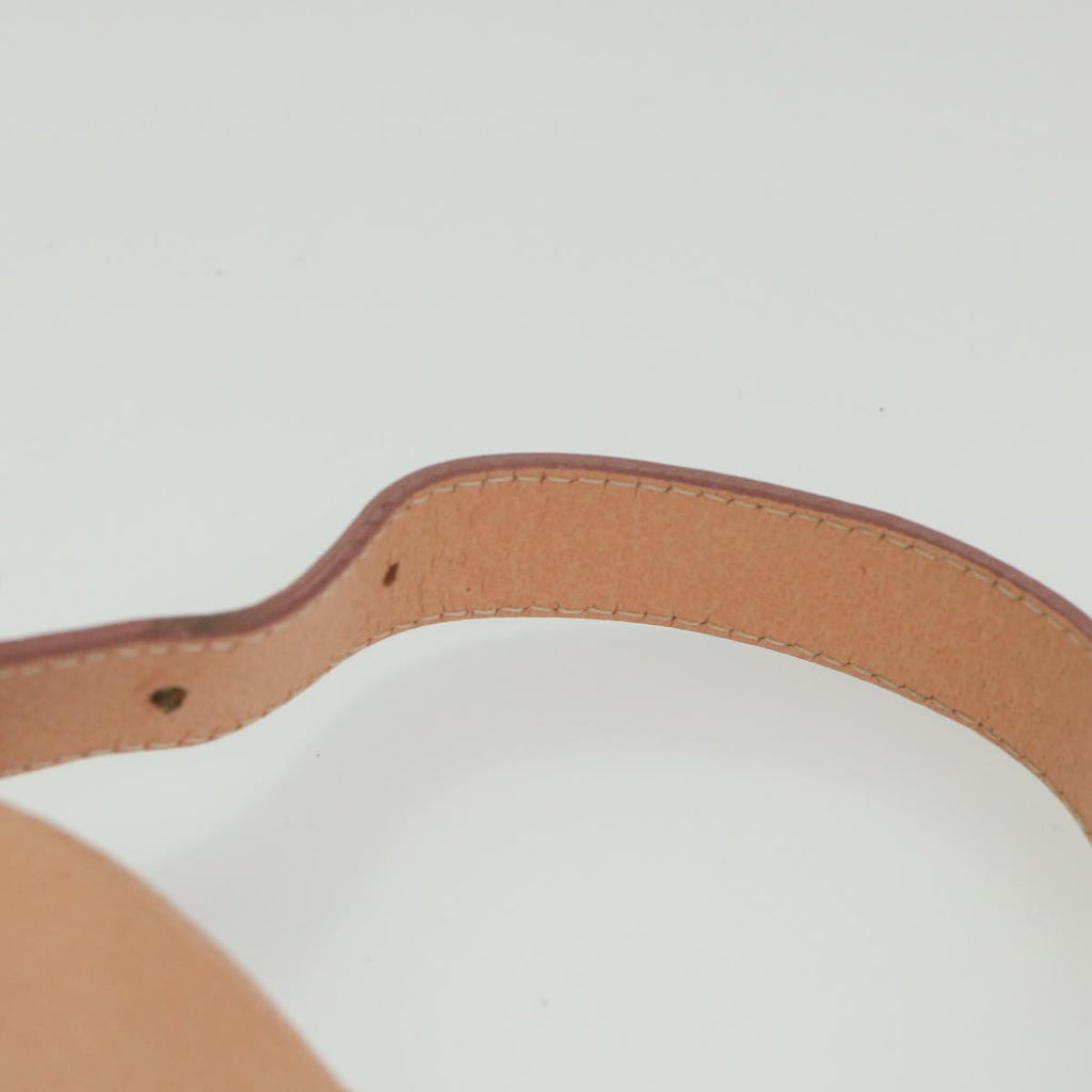 FENDI Mamma Baguette Shoulder Bag Leather Pink 2373 26725 018yk9474