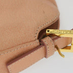 FENDI Mamma Baguette Shoulder Bag Leather Pink 2373 26725 018yk9474