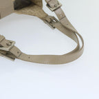 FENDI Zucchino Canvas Shoulder Bag Beigeyk9541