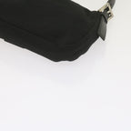 FENDI Mamma Baguette Shoulder Bag Nylon Blackyk9545